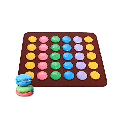 Macaron de silicona con 30 agujeros, kit de decoración para pasteles, repostería, utensilios de cocina, herramientas de horno, macaron, kit con bolígrafo Decomax