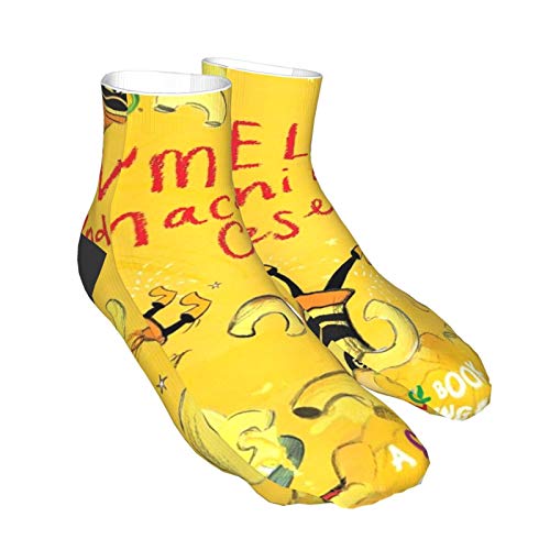 Macarrones Y Queso Suave Tobillo Calcetines Atléticos Transpirables Casual Crew Calcetines Para Hombres Y Mujeres