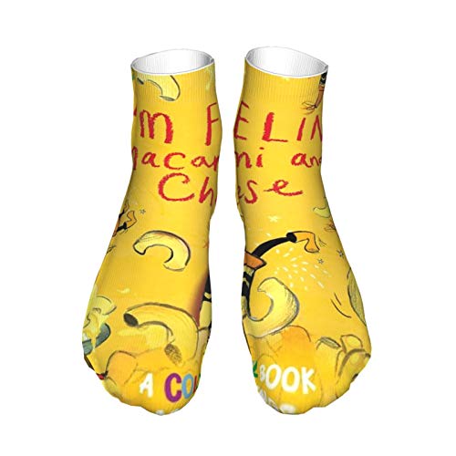 Macarrones Y Queso Suave Tobillo Calcetines Atléticos Transpirables Casual Crew Calcetines Para Hombres Y Mujeres
