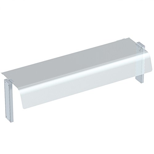 Macfrin 1112S Estante de Cristal de Sobremesa de 73.3 X 37.5 de 1 Nivel