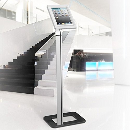 Maclean brackets - Maclean mc-645 - Soporte de Suelo para Tablet iPad 2/3/4/air Galaxy 9.7”-10.1” con Estuche antirrobo