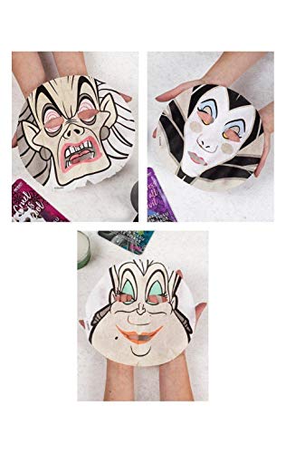 Mad Beauty Disney Set Of 3 Villains Sheet Face Mask Collection from