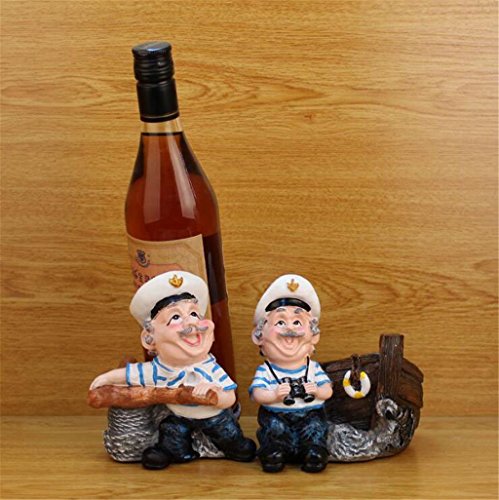 Madaye Porta vinos creativo doméstico enfriador de vinos decoración decoración 15*12*16.5cm