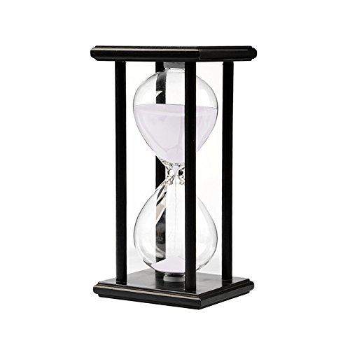Madera Sandglass 30 minutos arena reloj de arena cuenta atrás Calendario decoración del hogar