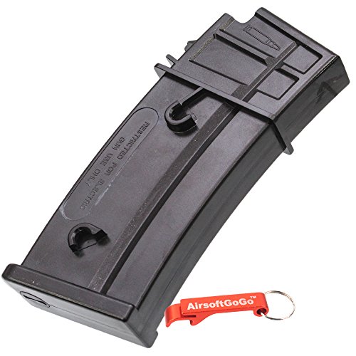 MAG 100rd Mid-Cap Cargador para G36 Serie Airsoft AEG - Llavero Incluido