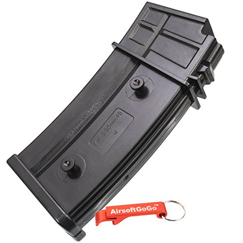 MAG 100rd Mid-Cap Cargador para G36 Serie Airsoft AEG - Llavero Incluido