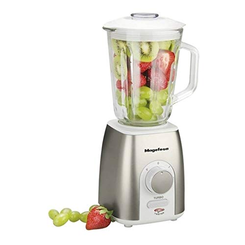 Magefesa 02BE4244000 Batidora vaso Twister 600 W, 1500 milliliters, Aluminio, Acero inoxidable, 2 Velocidades, Multicolor