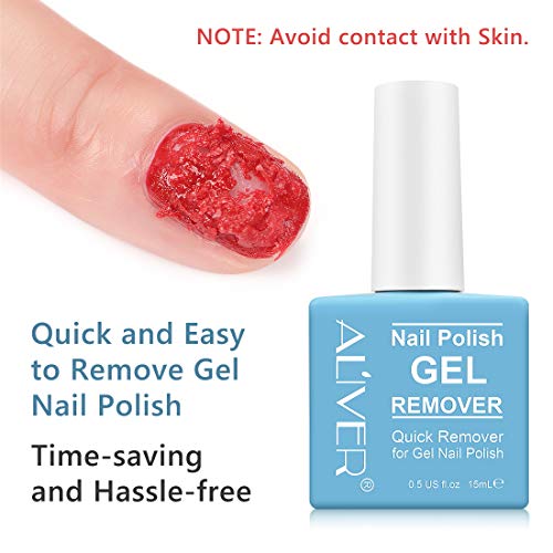 Magic Gel Removedor De Esmalte De Uñas, Eliminar La Goma Laca, Esmalte Uv, Extensiones De Uñas 3 Minutos, Sin Papel De Aluminio, Clips, Remojo O Envoltura, Uñas No Dañadas, Paquete De 2, Azul