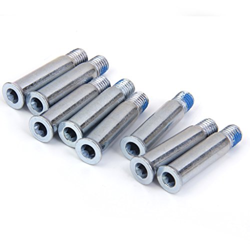 MagiDeal 8pcs Tornillos de 35mm de Acero para Ruedas de Patín de hielo