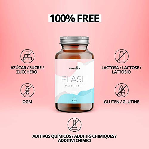 MAGRIFIT FLASH | Potencia el efecto quemagrasas potente para adelgazar de tu dieta | Suplemento natural para dieta de adelgazar rapido y efectivo mujer | Fat burner quema grasas potente y rapido