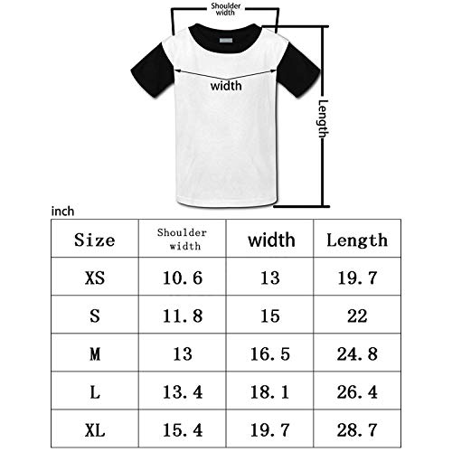 maichengxuan Camisetas de Manga Corta, T-Shirt Short Sleeve Kids tee Shirt Black Sword-Art-Online Cute Girls Boys
