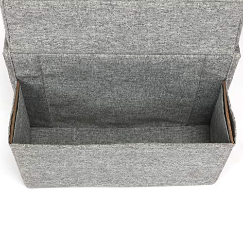 MaidMAX Organizador de Puerta, Organizador para Colgar en la Puerta con 4 Bolsillos, Organizador Vertical del Tipo Bolsillo para Almacenaje de Juguetes, Pañales, Toallas, Gris