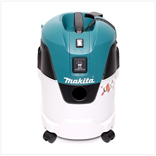 Makita VC2512L Lijador De Disco, 2600 W, 230 V, Negro, Azul, Metálico