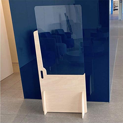 Mampara Metacrilato Aula | Fácil Instalación | Separación de pupitres o Frontal | Protector para colegios | Metacrilato de 3mm | (Separación Pupitres, 60,5 x 140 cm)