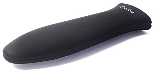 Mango de Silicone, Agarra sarten, agarradera de ollas ( Negro, grande ) para Sartenes de Hierro Fundido, Sartenes, Freidoras y Parrillas, Para Mangos y Agarraderas de Metal y Aluminio – Agarre de Mango, Cubierta de Mango