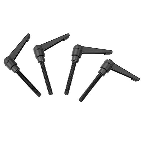 Mangos ajustables de rosca macho de acero inoxidable 4PCS, para equipos de maquinaria de envasado, máquina rectificadora de cuchillos universal y más(16MM)