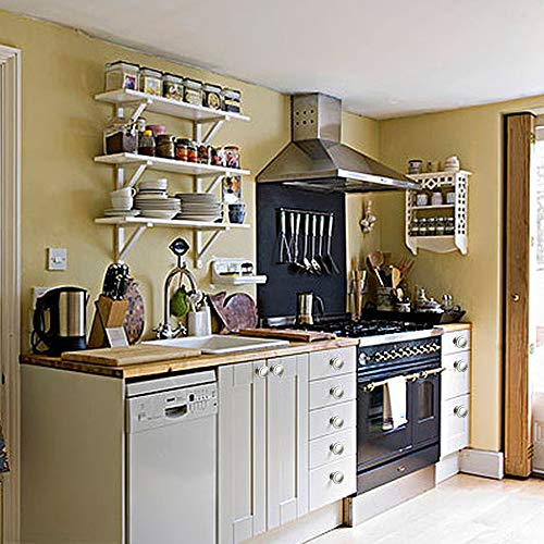 ManLee 30 Piezas Perillas de Gabinete 30mm Pomos de Acero Inoxidable Puertas Redonda con Tornillos Perillas Manijas Tiradores de Muebles para Armario Cajón Aparador Cocina