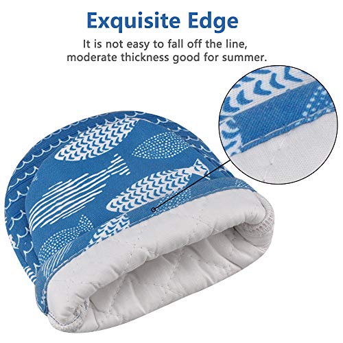 Manopla Horno Silicona, Oven Gloves Transpirable Guantes de Cocina Guantes Horno Corto Resistente al Calor Profesional Manopla Doble Horno para Horneando Barbacoa Microonda Cocinando 1 Par (Rojo)