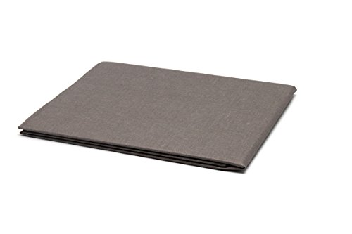 Mantel antimanchas rectangular Olimpia 50% algodón 50% poliéster, resinado y con Teflón de Dupont® - 150x250 - Liso gris