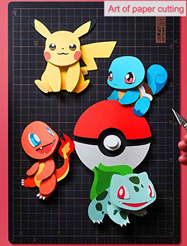 Manualidades de Origami con Papel Para Niños, 250 hojas 50 Colores Vivos Doble cara cara Papel Para Origami Para Proyectos de Arte y Manualidades - Juego de Origami Animado