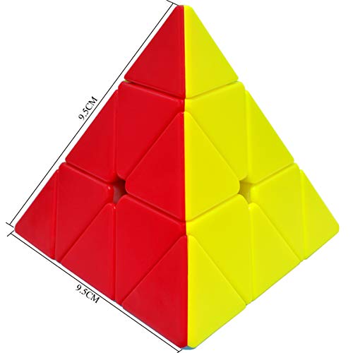 Maomaoyu Pyraminx Stickerless 3x3 3x3x3 Piramide Triangolo Cubo Speed Cube Magic 3D Puzzle Cube Velocidad Cubo Niños Juguetes Educativos