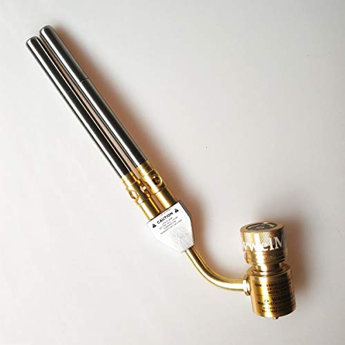 Mapp - Pistola de soldadura a gas para soldadura de gas CGA600, quemador de conexión para barbacoa y fontanería HVAC