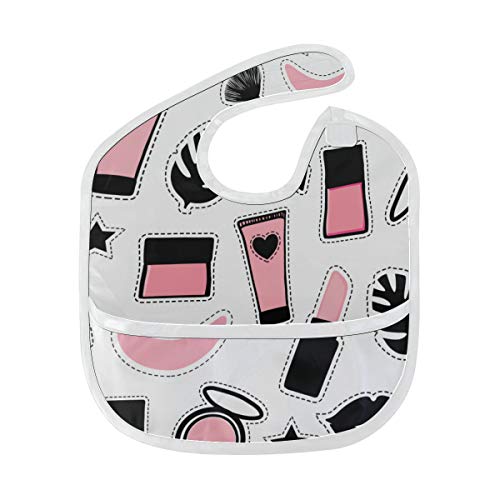 Maquillaje de las niñas Hermosa Personalizada Suave Resistente agua Mancha Resistente olores Alimentación bebés Regate Drool Baberos Ropa eructos bebés en general Durante 6-24 meses Regalo niños