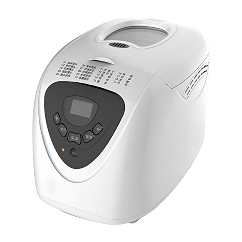 Máquina Automática Para Hacer Pan Con 19 Programas, Bandeja Antiadherente Y Panel Táctil Digital, 3 Tamaños De Pan Y 3 Colores, Temporizador De Retardo De 15 Horas, 1 Hora Para Mantener El Calor