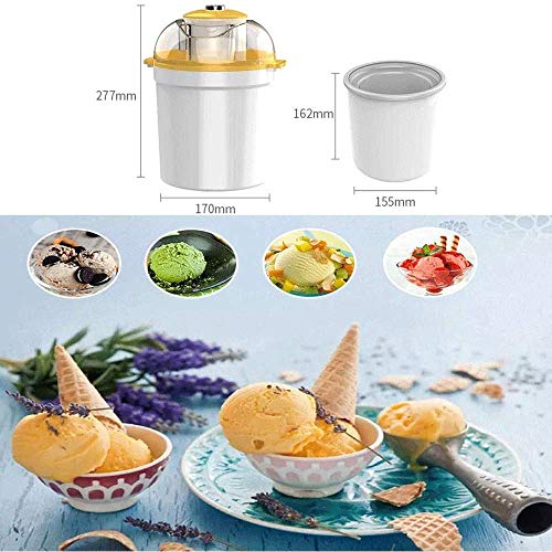 Máquina de helado, totalmente automática de mini fruta suave servir helado, saludable, lácteos, simple operación de un empuje, para la cocina casera kshu