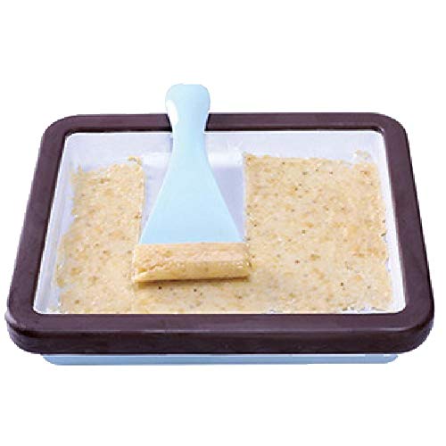 Máquina de Helados enrollados, Máquina de Helados rectangulares con 2 espátulas, Helado Enrollado casero Saludable