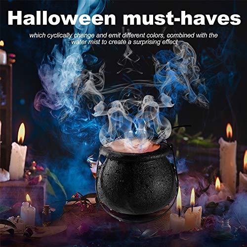 MáQuina De Humo De Bruja De Halloween, MáQuina De Niebla, Fuente De Agua, MáQuina De Niebla, Cambio De Accesorio De Fiesta, DecoracióN De Halloween (ABS)