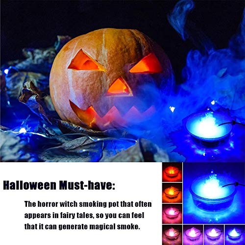 MáQuina De Humo De Bruja De Halloween, MáQuina De Niebla, Fuente De Agua, MáQuina De Niebla, Cambio De Accesorio De Fiesta, DecoracióN De Halloween (ABS)