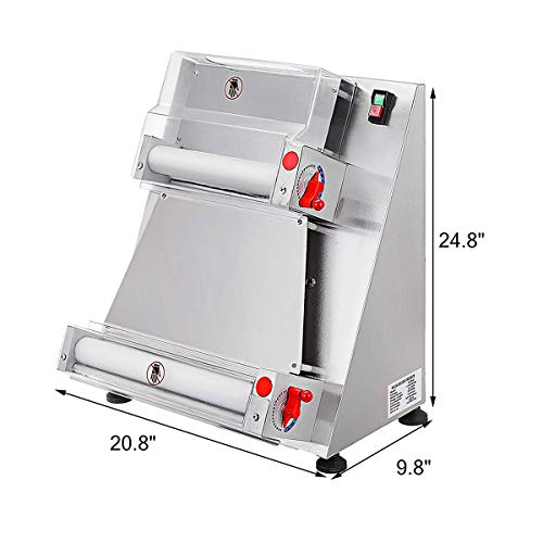 Máquina De Rodillo De Masa Para Pizza Eléctrica, Máquina De Prensa De Masa Para Pizza, Máquina De Rodillo Para Pizza, Máquina Formadora De Pizza, Máquina De Prensa De Pizza, Motor De Cobre De 370 W