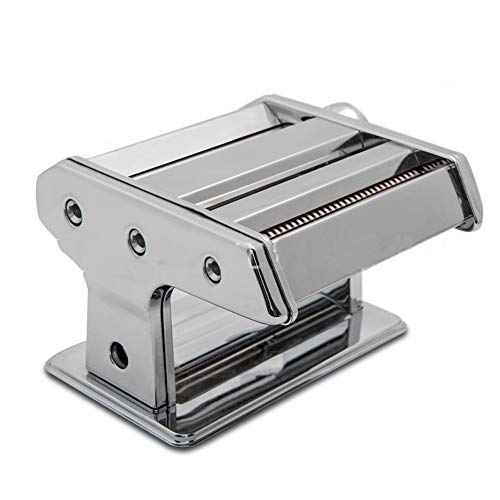 Máquina para hacer pasta casera Pasta de rodillos fabricante Perfecto for espagueti o lasaña Fetuchini bola de masa hervida Pieles Máquina de pasta para Masa de Lasaña de Espagueti Fettuccine Fresco