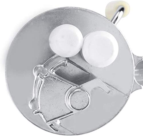 máquina para pasta manual, máquina para la pasta en casa (Lasagne/Fettuccine/tagliolini), acero cromado, plata
