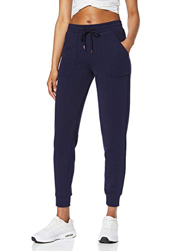 Marca Amazon - AURIQUE Jogger - Pantalones Mujer, Azul (Navy), 36, Label:XS