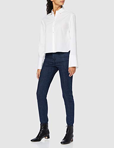 Marca Amazon - find. Blusa para Mujer, Blanco (Weiß), 40, Label: M
