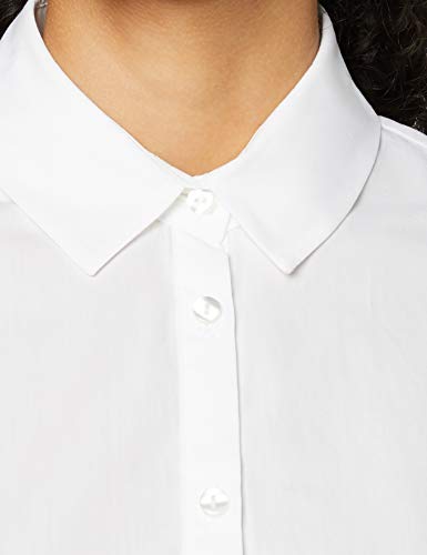 Marca Amazon - find. Blusa para Mujer, Blanco (Weiß), 40, Label: M