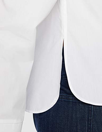 Marca Amazon - find. Blusa para Mujer, Blanco (Weiß), 40, Label: M