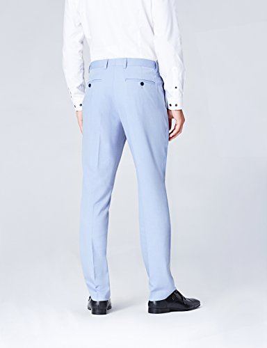 Marca Amazon - find.. Pantalones Clásicos para Hombre, Azul (Pale Blue), 32W / 32L, Label: 32W / 32L