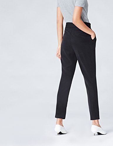 Marca Amazon - find. Pantalones de Pinzas para Mujer, Azul (Navy), 40, Label: M