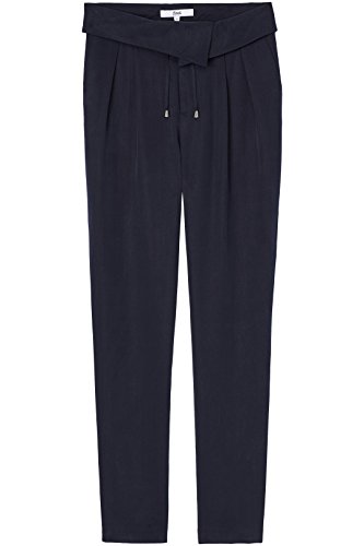 Marca Amazon - find. Pantalones de Pinzas para Mujer, Azul (Navy), 40, Label: M