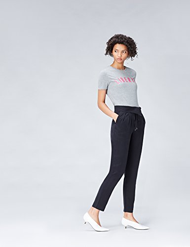 Marca Amazon - find. Pantalones de Pinzas para Mujer, Azul (Navy), 40, Label: M