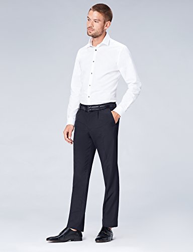 Marca Amazon - find. Pantalones de Vestir para Hombre, Azul (Navy), 32W / 29L, Label: 32W / 29L