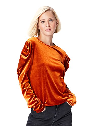 Marca Amazon - find. Top Mujer, Naranja (Orange), 38, Label: S