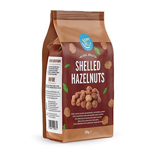 Marca Amazon - Happy Belly Avellanas sin cáscara 2x500g