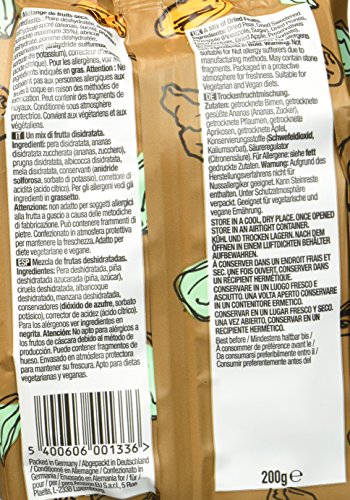 Marca Amazon - Happy Belly Mezcla de frutas deshidratada, 7 x 200gr