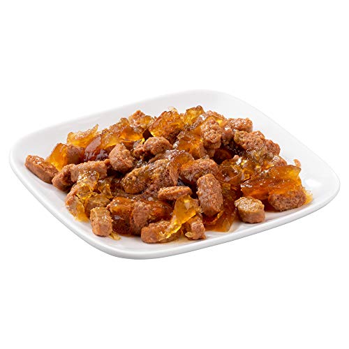 Marca Amazon - Lifelong Alimento completo para gatos adultos - Selección de carne en gelatina, 2,4 kg (24 bolsitas x 100g)