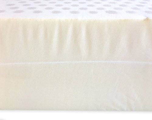 Marcapiuma - Colchón Látex Individual 90x190 Alto 20 cm - SEVENLIFE 20 - H2 Medio - 7 Zonas Ergonómico Antiácaros Antialérgico - Funda desenfundable Silver - 100% Fabricado en Italia