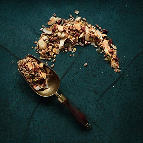 Maria Lucia's Keto Granola 1KG, Pecana y Almendra – Bajo en Carbohidratos – Sin Gluten – Sin Azúcar, Sal o Aceite de Palma – Alta fibra – Cereal de desayuno saludable y natural – LCHF – Bolsa de 1 kg